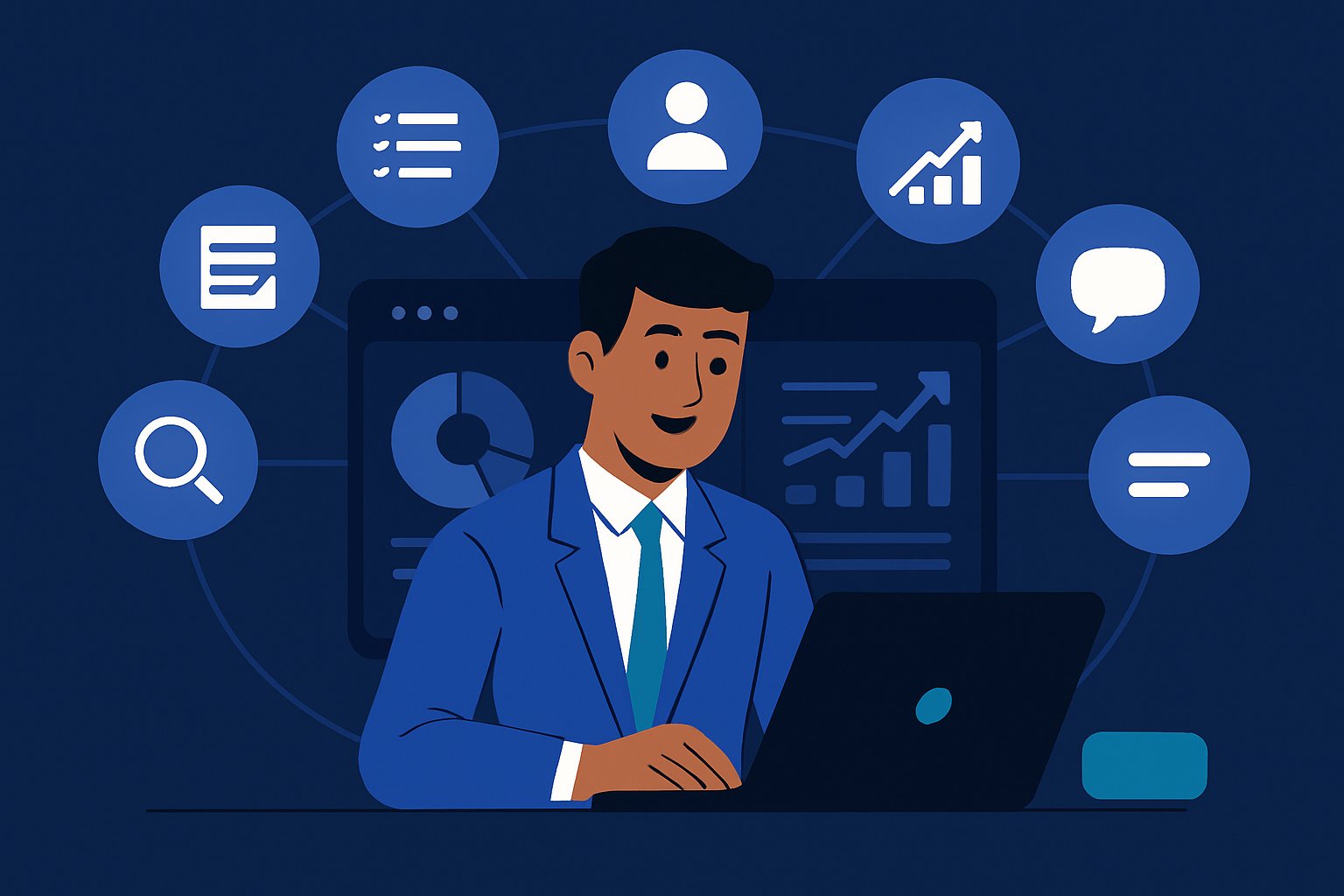 Les 6 usages clés du CRM SalesTrack Evolution