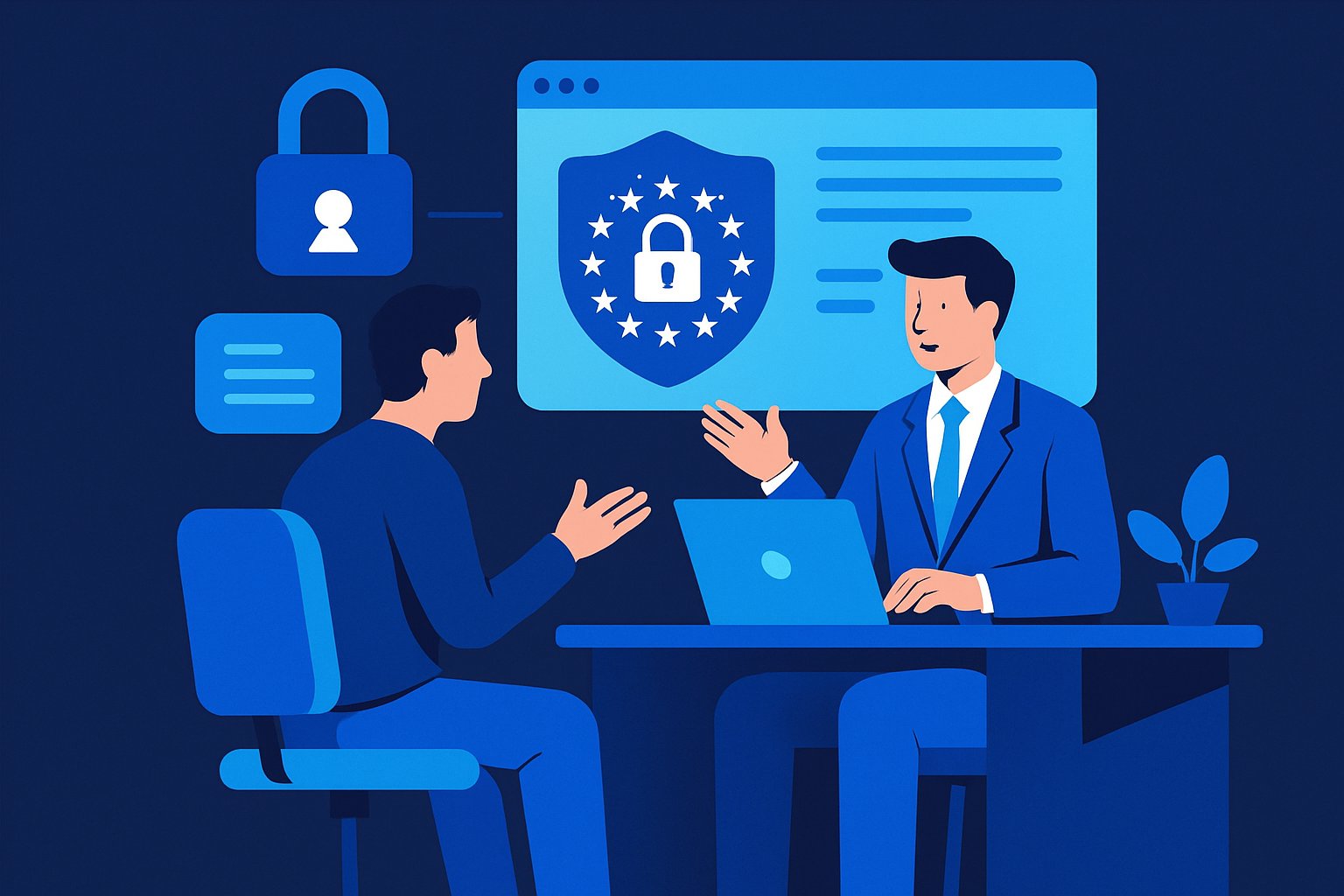 La solution de conformité RGPD DataProtect Manager face à un consultant
